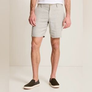 TOMMY BAHAMA Flat Front Linen Shorts | SZ 38" W / XL